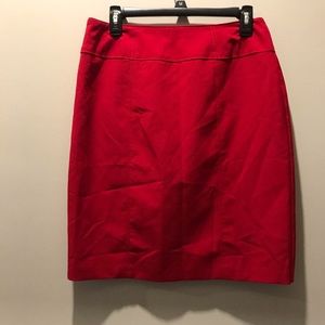 Red size 10 pencil skirt!